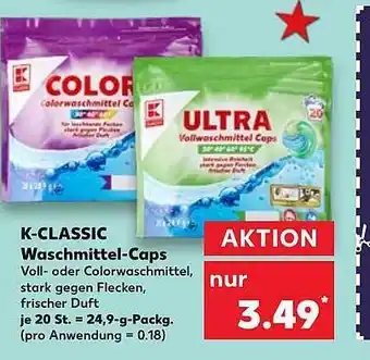 Kaufland K-classic waschmittel-caps Angebot