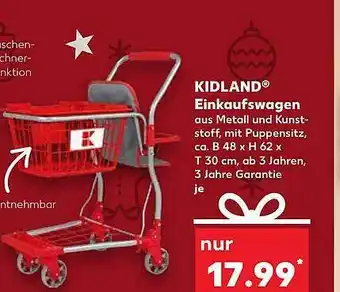 Kaufland Kidland einkaufswagen Angebot