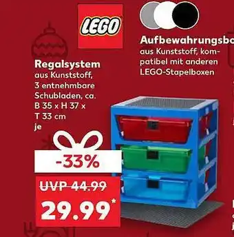 Kaufland Lego aufbewahrungsbox oder regalsystem Angebot