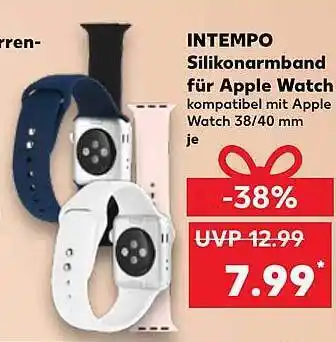 Kaufland Intempo silikonarmband für apple watch Angebot