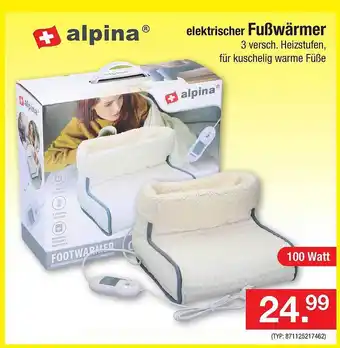 Zimmermann Alpina eletrischer fußwärmer Angebot