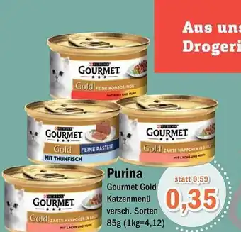 Aktiv Irma Purina gourmet gold katzenmenü Angebot