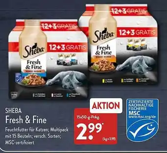 Aldi Nord Sheba fresh & fine Angebot