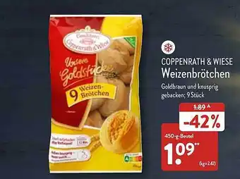 Aldi Nord Coppenrath & wiese weizenbrötchen Angebot