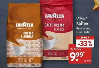 Aldi Nord Lavazza kaffee Angebot