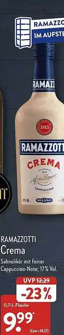 Aldi Nord Ramazzotti crema Angebot