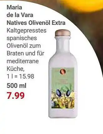 Globus Maria de la vara natives olivenöl extra Angebot