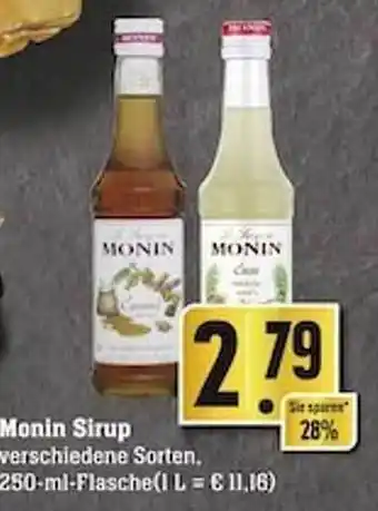 Scheck-in-Center Monin sirup Angebot