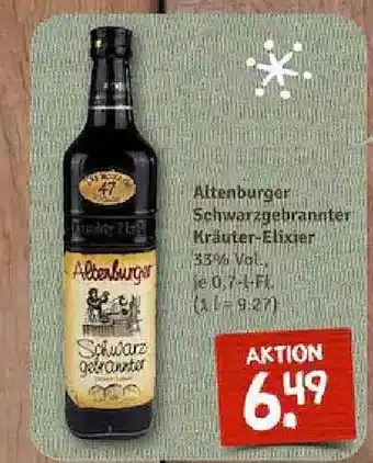 nahkauf Altenburger schwarzgebrannter kräuter-elixier Angebot