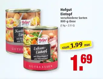 Markant Hofgut Eintopf 800g Angebot