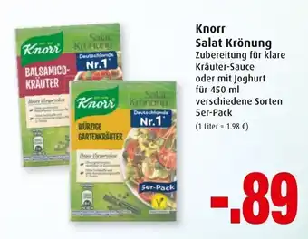 Markant Knorr Salat Krönung Angebot