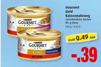 Markant Gourmet Gold Katzennahrung 85 g Dose Angebot