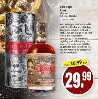 Markant Don Papa Rum 0,7L Angebot