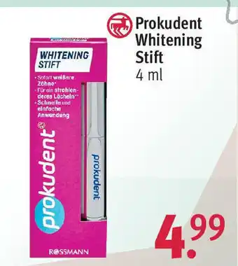 Rossmann Prokudent Whitening Stift 4 ml Angebot