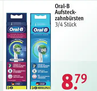 Rossmann Oral-B Aufsteczahnbursten 3/4 st Angebot