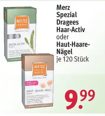 Rossmann Merz Spezial Dragees Haar-Activ o. Haut-Haarenagel 120 st Angebot