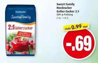 Markant Sweet Family Nordzucker Gelier Zucker 2:1, 500g Angebot