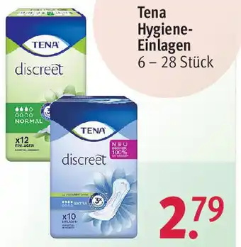 Rossmann Tena discreet Hygiene-Einlagen 6-28 st Angebot