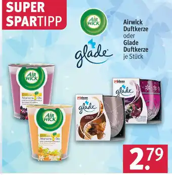 Rossmann Airwick Duftkerze o. Glade Duftkerze Angebot