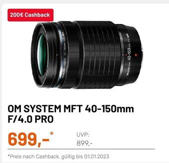 Kamera Express OM SYSTEM MFT 40-150 mm F/4.0 PRO Angebot