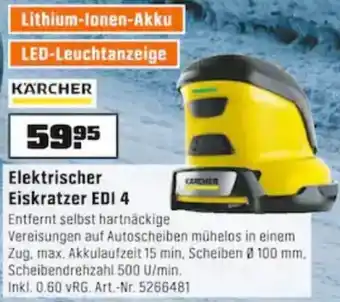 OBI Kärcher Elektrischer Eiskratzer EDI 4 Angebot