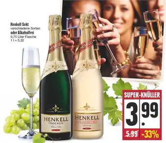 E Reichelt Henkell Sekt Oder Alkoholfrei 0,75L Angebot