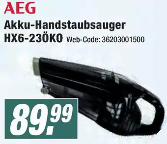 Expert AEG Akku Handstaubsauger HX6-23ÖKO Angebot