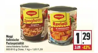 E Reichelt Maggi Italienische Pastaspezialität 800-810g Angebot