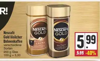 E Reichelt Nescafé Gold Iöslicher Bohnenkafee 200g Angebot