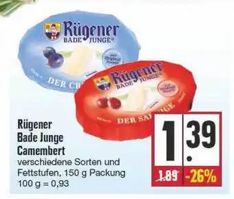 E Reichelt Rügener Bade Junge Camembert 100g Angebot