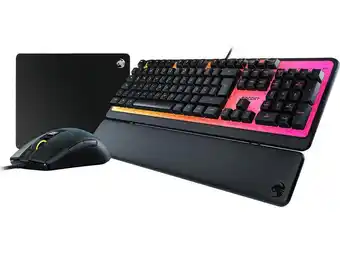 MediaMarkt Roccat roc-16-000 magma-burst-sense-bundle, tastatur, maus und mauspad set, kabelgebunden, mehrfarbig Angebot