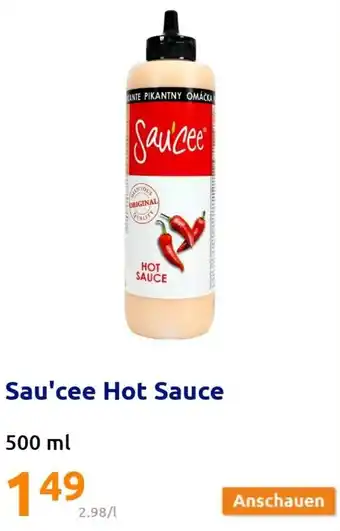 Action Sau'cee Hot Sauce 500 ml Angebot