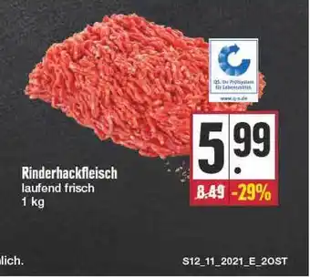 E Reichelt Rinderhackfleisch 1kg Angebot