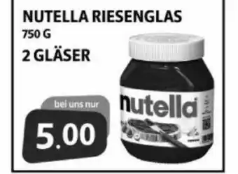 Markant Markt Nutella riesenglas Angebot