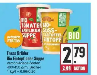 E Reichelt Tress Brüder Bio Eintopf Oder Suppe 400/450g Angebot