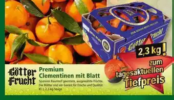 Norma Götter frucht premium clementinen mit blatt Angebot