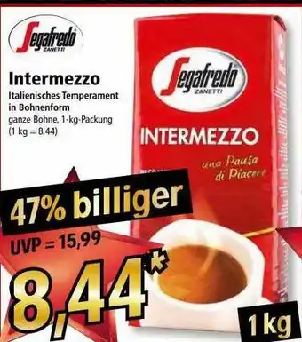 Norma Segafredo intermezzo Angebot