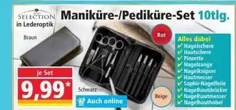 Norma Maniküre- pediküre-set 10tlg. Angebot