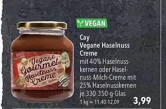 CITTI Markt Cay vegane haselnuss creme Angebot