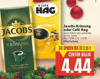 E-Center Jacobs krönung oder café hag Angebot