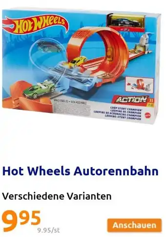 Action Hot Wheels Autorennbahn Angebot