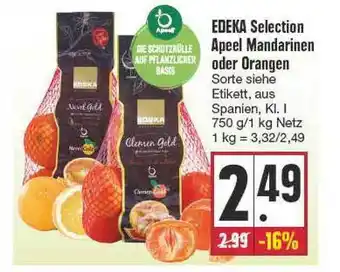 E Reichelt Edeka Selection Apeel Mandarinen Oder Orangen Angebot