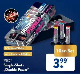 Aldi Süd WECO Single-Shots Double Power 10 st Angebot