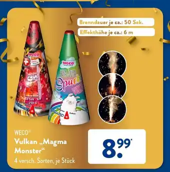 Aldi Süd WECO Yulkan Magma Monster Angebot