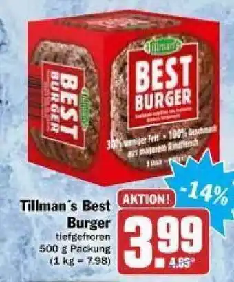 dodenhof Tillman's Best Burger 500g Angebot