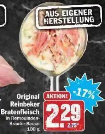 dodenhof Original Reinbeker Bratenfleisch 100g Angebot