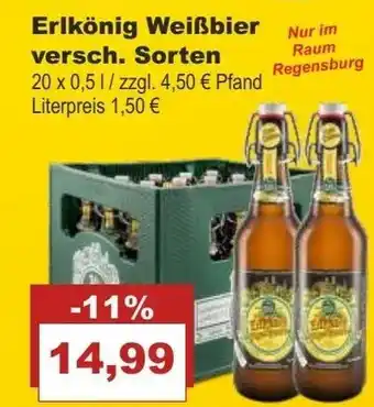 Bilgro Erlkönig Weißbier 20x0,5L Angebot