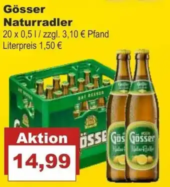 Bilgro Gösser Naturradler 20x0,5L Angebot