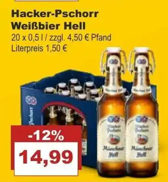 Bilgro Hacker Pschorr Weißbier Hell 20x0,5L Angebot