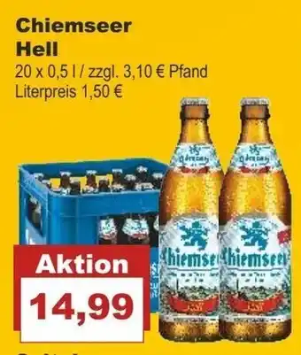 Bilgro Chiemseer Hell 20x0,5L Angebot